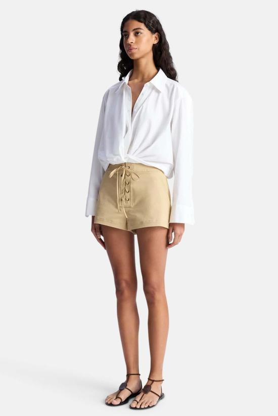  에이엘씨 숏팬츠 A.L.C. 레온 레이스업 쇼츠 - A.L.C.