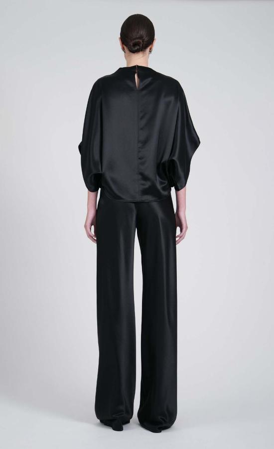  논살란트 레이블 블라우스 논샬런트 라벨 올림피아 탑 블랙 - NONCHALANT LABEL