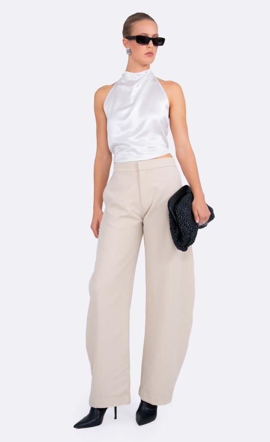  논살란트 레이블 블라우스 무심한 라벨 Itsy Top White - NONCHALANT LABEL