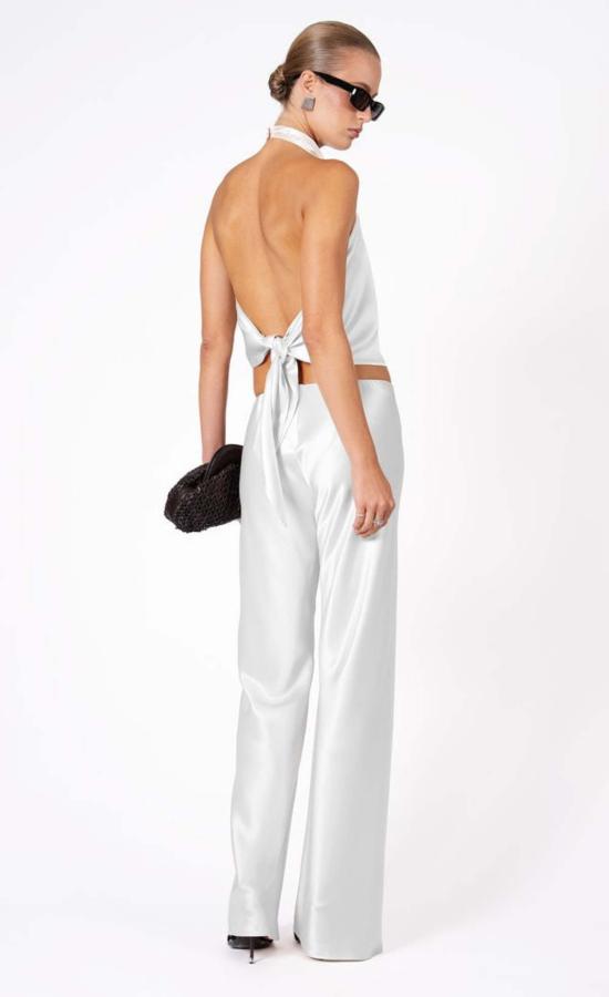  논살란트 레이블 블라우스 무심한 라벨 Itsy Top White - NONCHALANT LABEL