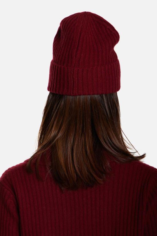  더 타일 클럽 비니 타일 클럽 캐시미어 커프 비니 레드 - THE TILE CLUB