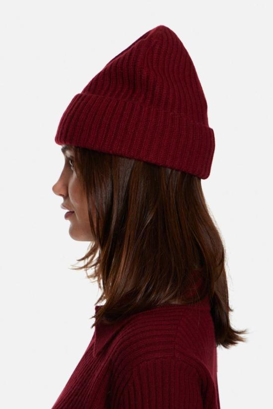  더 타일 클럽 비니 타일 클럽 캐시미어 커프 비니 레드 - THE TILE CLUB