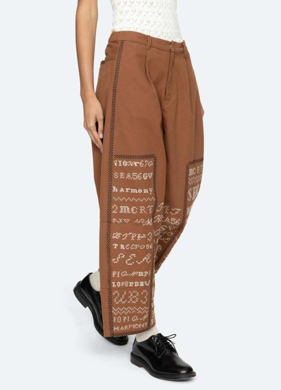  씨뉴욕 스트레이트 팬츠 씨 나이 키트 팬츠 - SEA NY