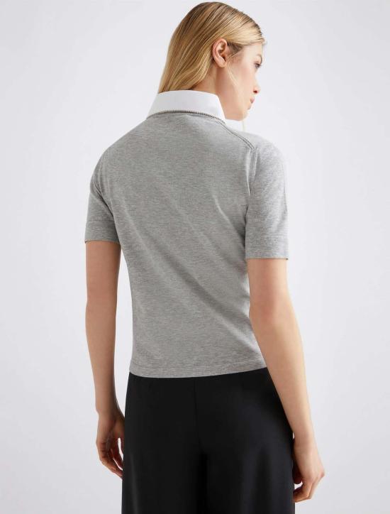  마렐라 반팔 티셔츠 아코르타 티셔츠 - MARELLA