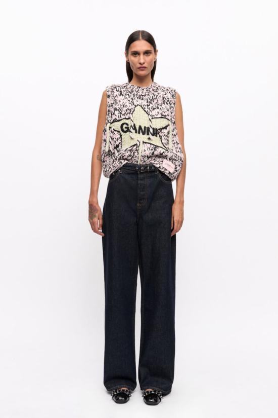  가니 데님 팬츠 린스 데님 진 - GANNI