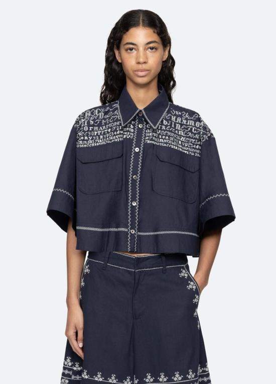  씨뉴욕 블라우스 Sea Ny 키트 탑