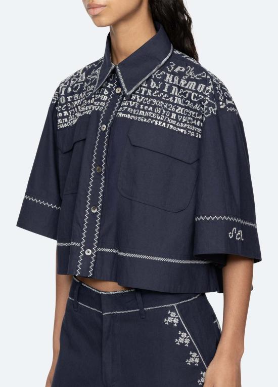  씨뉴욕 블라우스 Sea Ny 키트 탑 - SEA NY