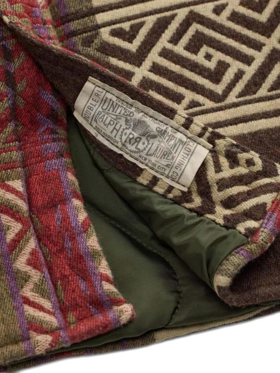  더블알엘 자켓 Rrl 자카드 오버셔츠 브라운 - RRL