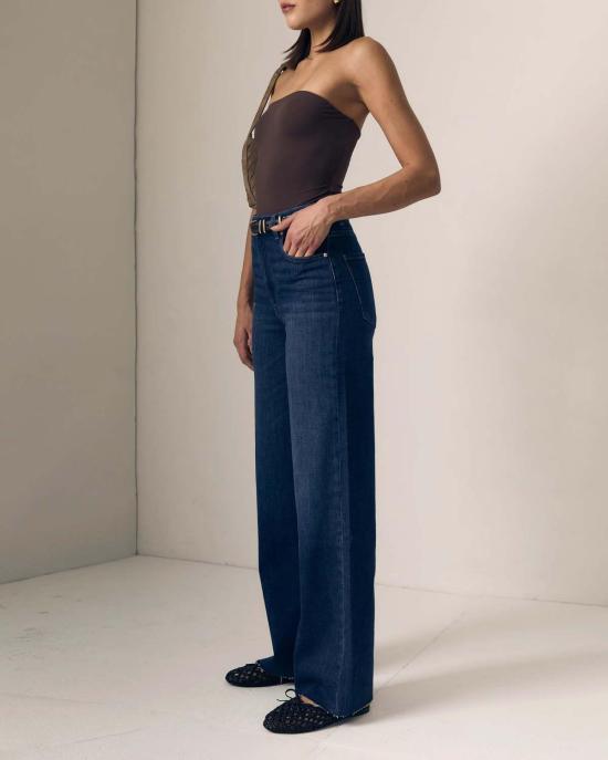  르장 데님 팬츠 르 장 컬럼 진 - LE JEAN