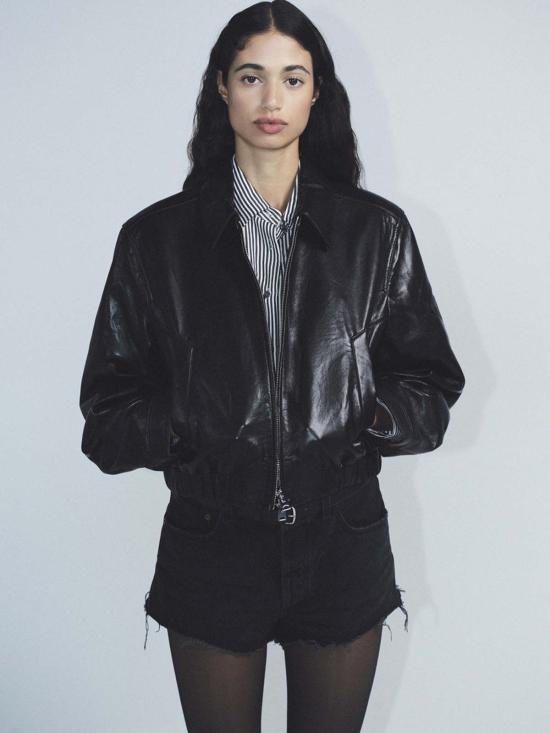  에이골디 가죽 자켓 아골드 에시 재킷 - AGOLDE