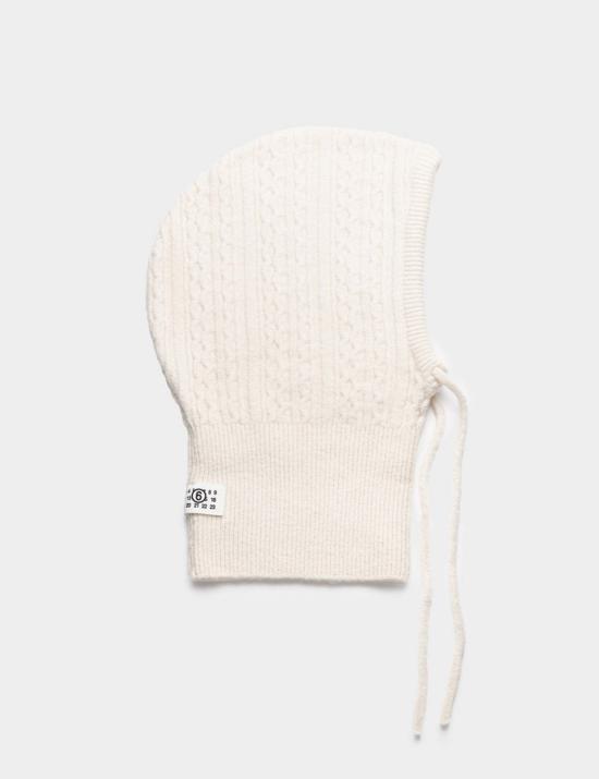  MM6 메종마르지엘라 바라클라바 Mm6 메종 마르지엘라 케이블 니트 울 발라클라바