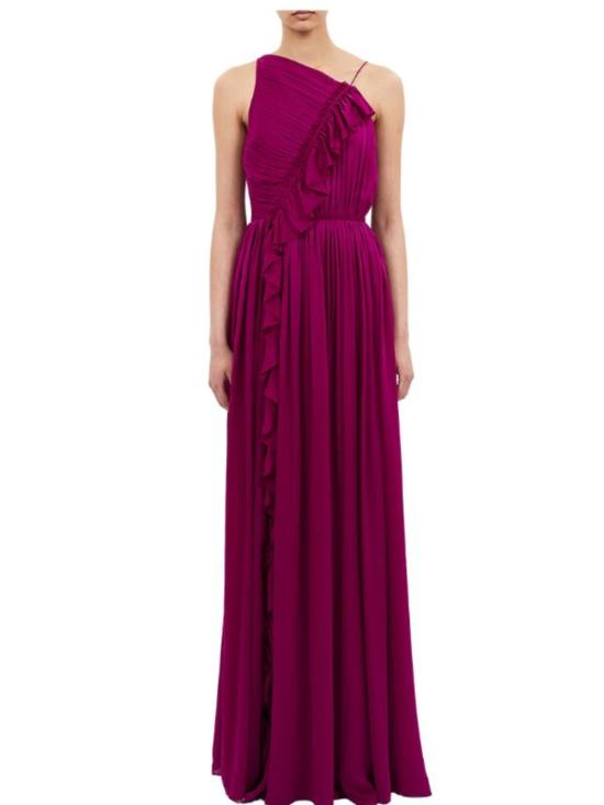  울라 존슨 롱 원피스 아이샤 플리츠 가운 - ULLA JOHNSON