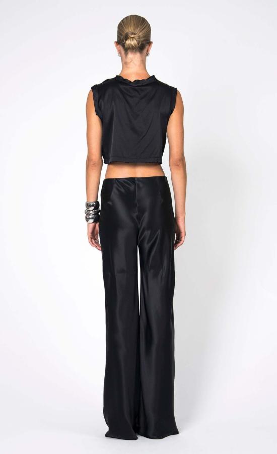  논살란트 레이블 스트레이트 팬츠 논캐런트 라벨 노마  블랙 - NONCHALANT LABEL