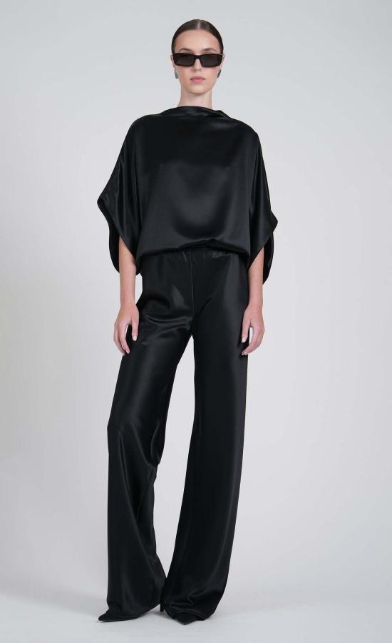  논살란트 레이블 스트레이트 팬츠 논캐런트 라벨 노마  블랙 - NONCHALANT LABEL