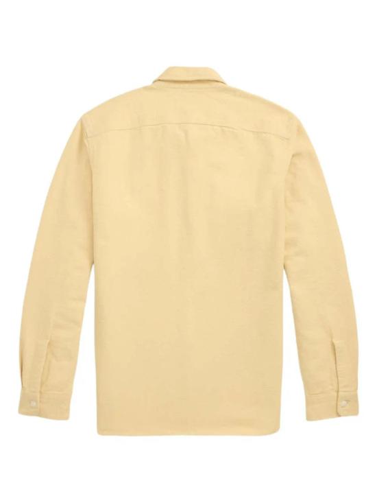  더블알엘 긴팔 셔츠 Rrl 브러시드 샤무아 워크 옐로우 - RRL