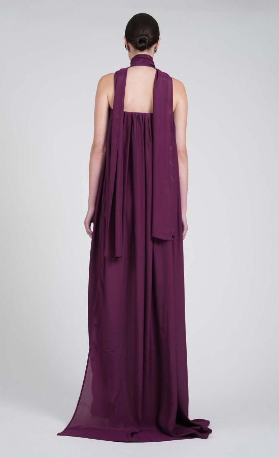  논살란트 레이블 롱 원피스 논캐런트 라벨 말로우 드레스 플럼 - NONCHALANT LABEL