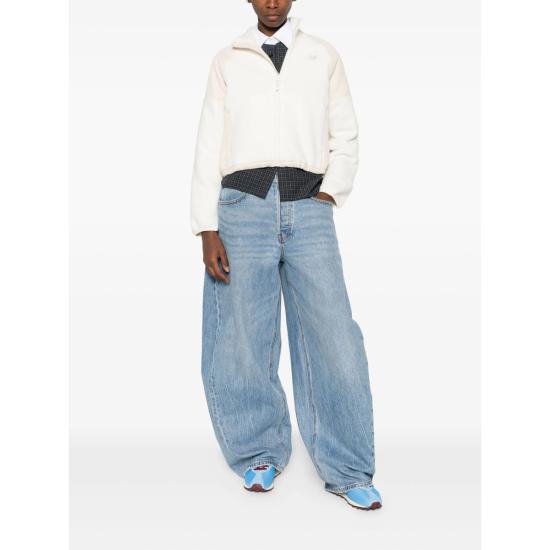 25FW 뉴발란스 봄버 자켓 WJ53503PEF WHITE - NEW BALANCE