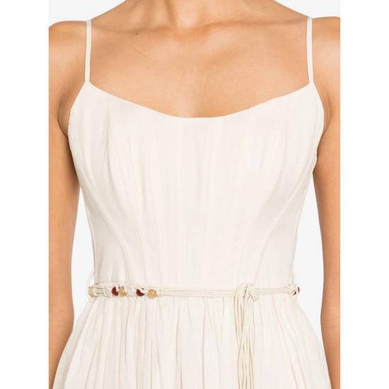 26SS 짐머만 롱 원피스 6881DRS262 CORAL WHITE PINK - ZIMMERMANN