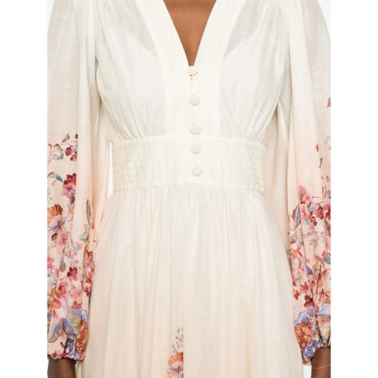 26SS 짐머만 롱 원피스 6875DRS261 IVORY NEUTRALS - ZIMMERMANN