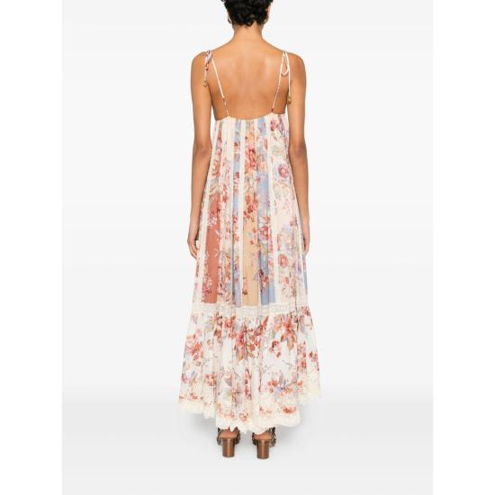 26SS 짐머만 미디 원피스 5771DRS261 SPLIC NEUTRALS - ZIMMERMANN