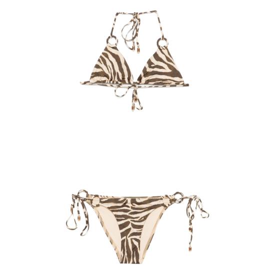 26SS 짐머만 비키니 수영복 4093WRS262 ZEBRA BROWN WHITE