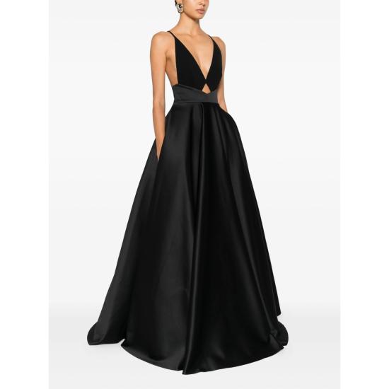 26SS 솔러스런던 롱 원피스 OS46045 BLACK - SOLACE LONDON