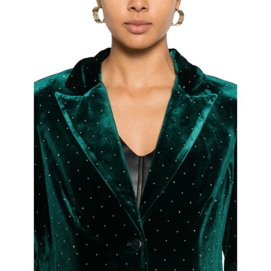 25FW 네버풀리드레스드 수트 자켓 NFDOU426 VELVET BLA GREEN - NEVER FULLY DRESSED