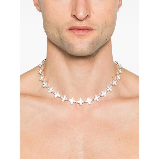 25FW 다카이 네크리스 DICO0062BBDIWH SILVER WHITE - DARKAI