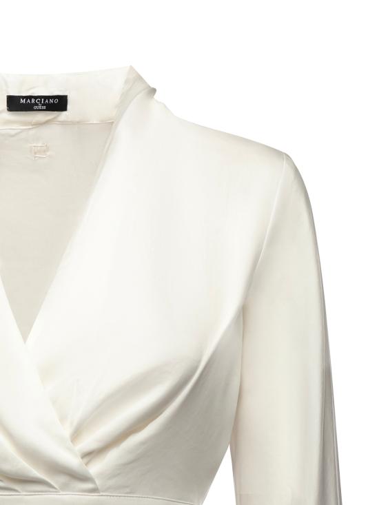 25FW 게스 긴팔 티셔츠 5BGH11 7390AMCDM Macadamia - GUESS