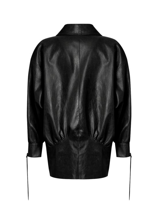 25FW 나인 미니츠 가죽 자켓 25PRNCP 0024 Black - NINEMINUTES