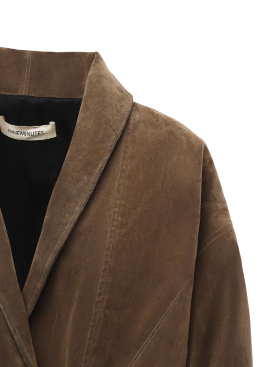25FW 나인 미니츠 수트 자켓 25PRNCP 0015 Coffee - NINEMINUTES