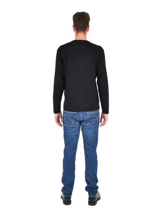 25FW 로우브랜드 반팔 티셔츠 L1TFW25266573 D001 Black - LOW BRAND