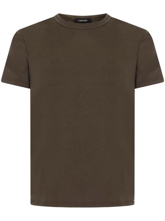  톰포드 코튼 크루넥 언더웨어 티셔츠 T4M081040 302 Green
