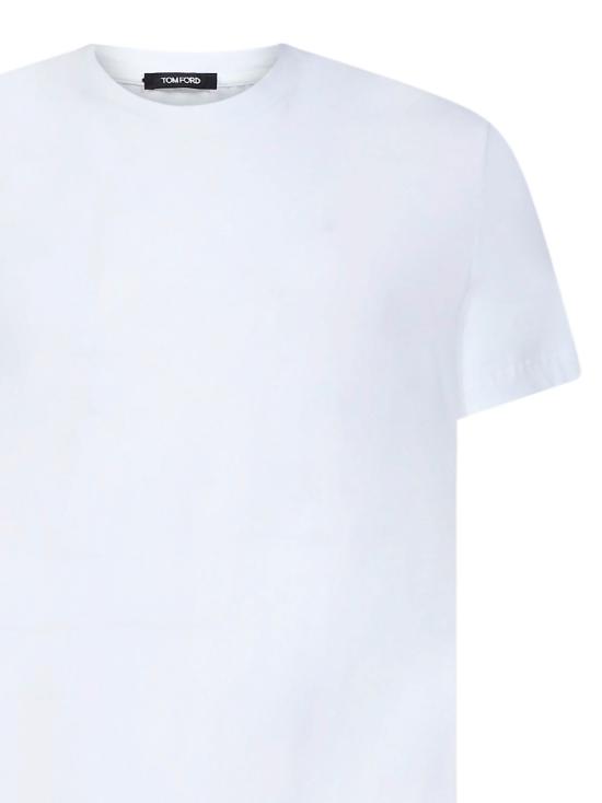 24FW 톰포드 반팔 티셔츠 T4M081410 100 White - TOMFORD