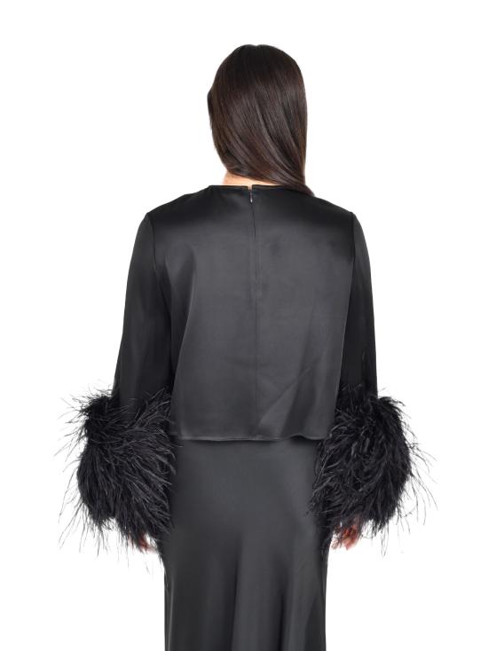 25FW 라포인트 긴팔 티셔츠 R3242266AJA 001 Black - LAPOINTE
