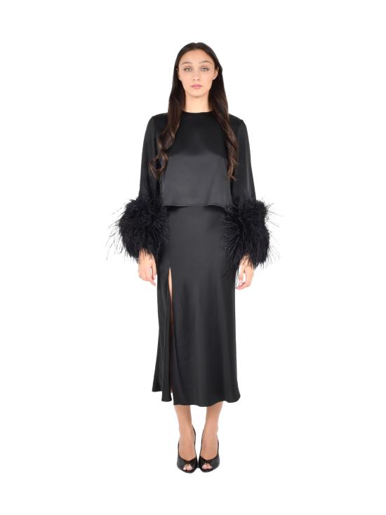 25FW 라포인트 긴팔 티셔츠 R3242266AJA 001 Black