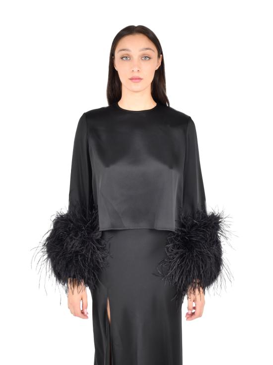 25FW 라포인트 긴팔 티셔츠 R3242266AJA 001 Black - LAPOINTE