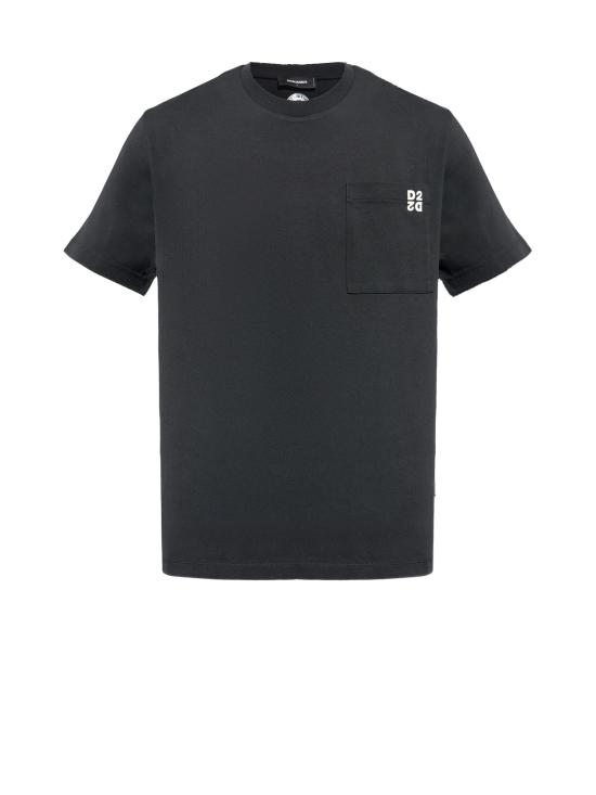 25FW 디스퀘어드2 반팔 티셔츠 S74GD1475 D20033900 Black
