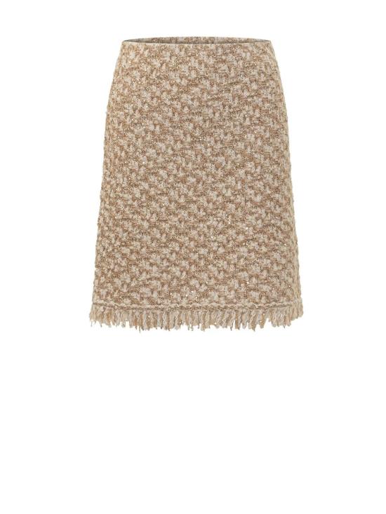 25FW 파비아나 필리피 미디 스커트 GND225F404 L629VR1 RAFIA ORO