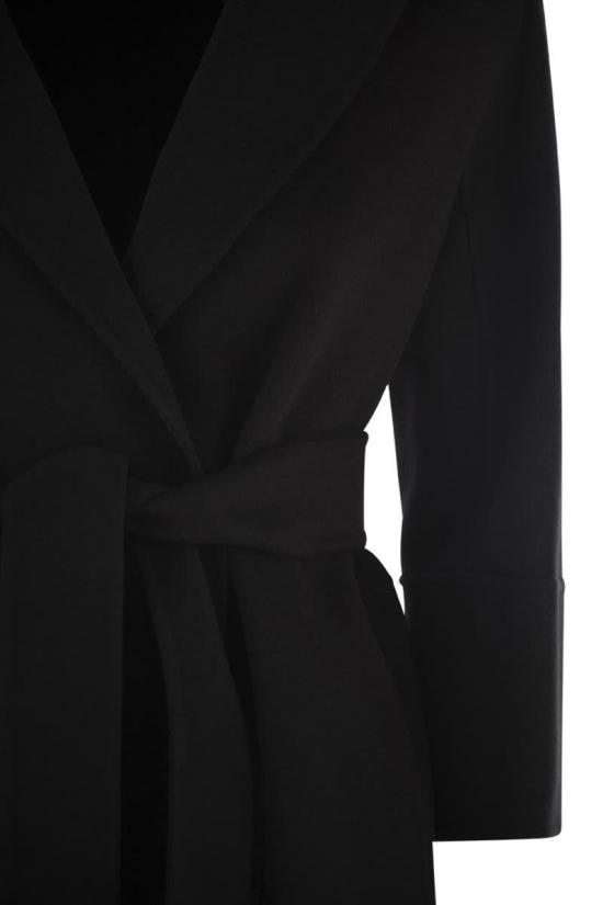 25FW 에스막스마라 ARONA 아로나 쇼트 더블 페이스 울 코트 2529016071600 013 Black - 'S MAX MARA