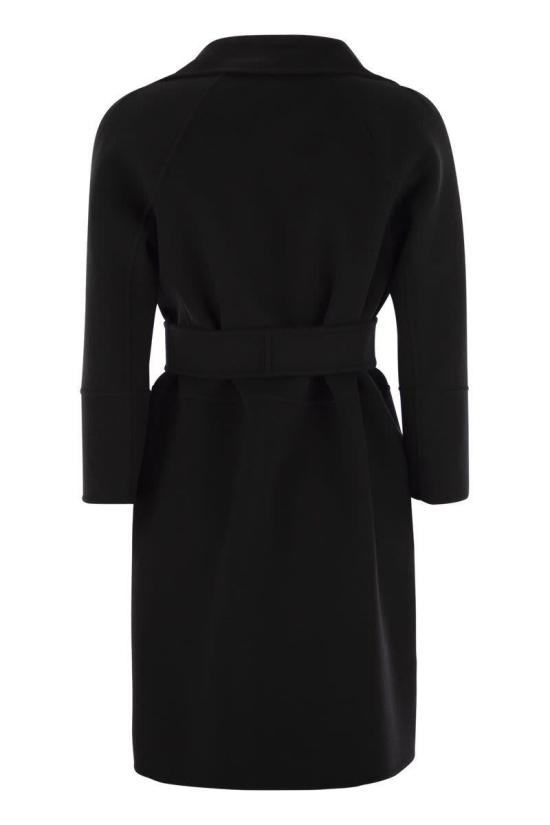 25FW 에스막스마라 ARONA 아로나 쇼트 더블 페이스 울 코트 2529016071600 013 Black - 'S MAX MARA