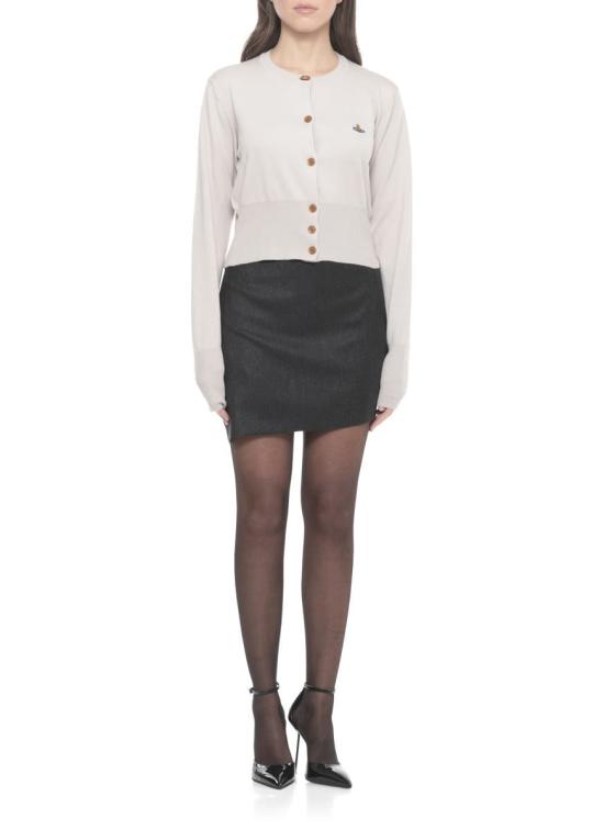 25FW 비비안웨스트우드 가디건 1803002U Y001VA402 DUSTY WHITE - VIVIENNE WESTWOOD