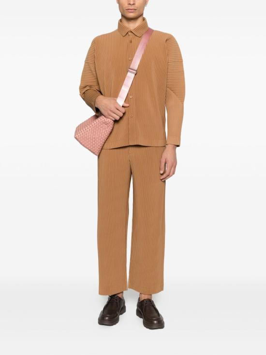 25FW 옴므 플리세 이세이 미야케 셔츠 HP58JJ102 45 Brown - HOMME PLISSE' ISSEY MIYAKE