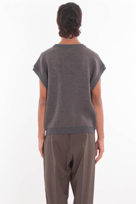 25FW 마리아노 반팔 티셔츠 MGFW25VE01881 3320 Brown - MAGLIANO