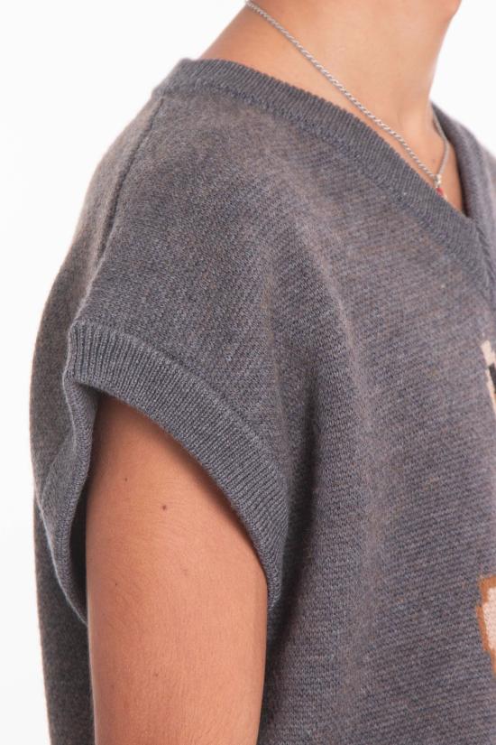 25FW 마리아노 반팔 티셔츠 MGFW25VE01881 3320 Brown - MAGLIANO