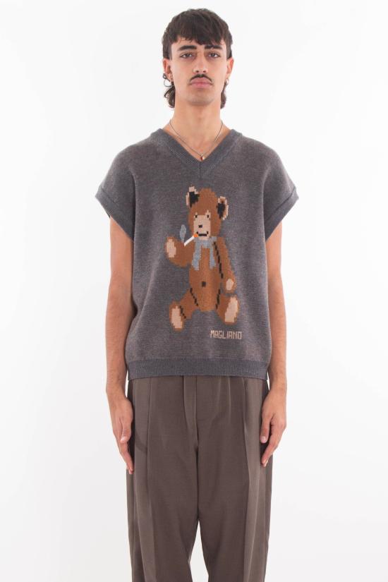 25FW 마리아노 반팔 티셔츠 MGFW25VE01881 3320 Brown