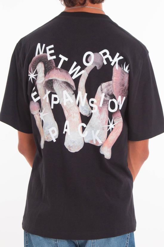 25FW 마켓 반팔 티셔츠 F5MKMATH015 110 Black - MARKET