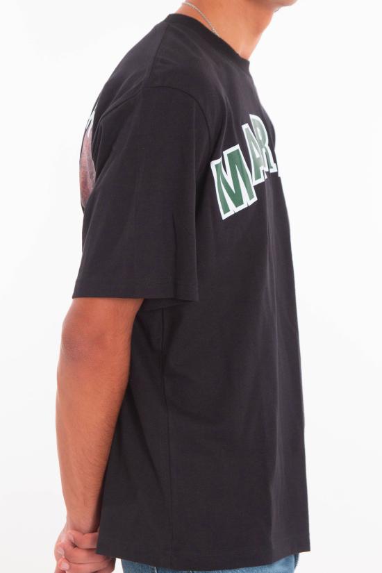 25FW 마켓 반팔 티셔츠 F5MKMATH015 110 Black - MARKET