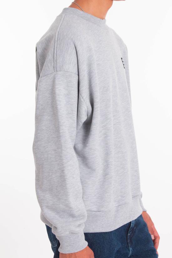 25FW 마켓 긴팔 티셔츠 F5MKMASW057 955 Grey - MARKET