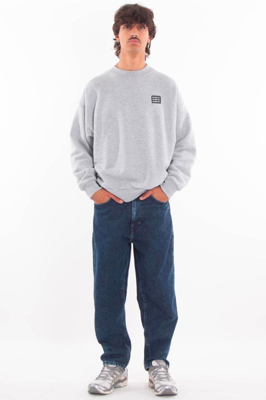 25FW 마켓 긴팔 티셔츠 F5MKMASW057 955 Grey - MARKET